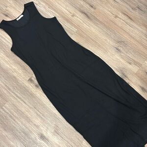 Fitted Black Ribbed Dress (Used)